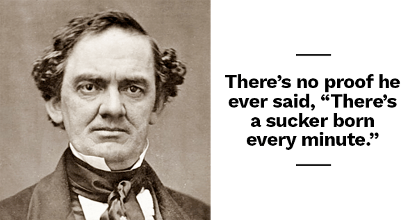 Barnum Misquote