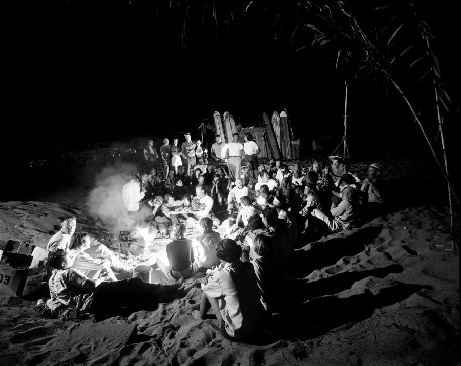 Bonfire On Beach