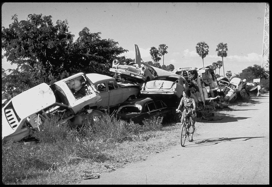 Cambodia Crashed Cars