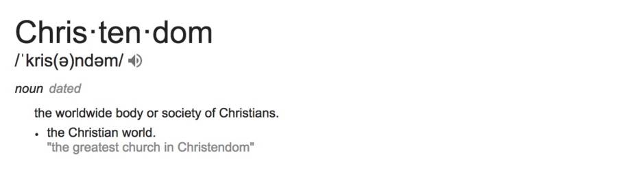 Christendom Definition