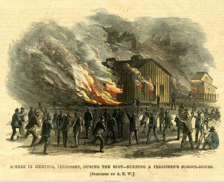 Freedmens Schoolhouse Burns