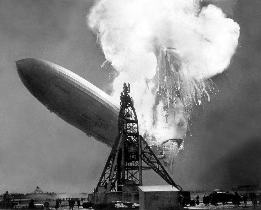 Hindenburg Explodes