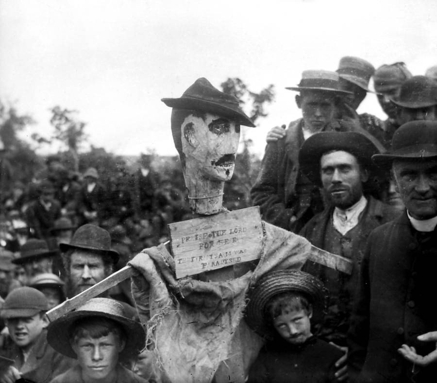 Irish Land War Effigy