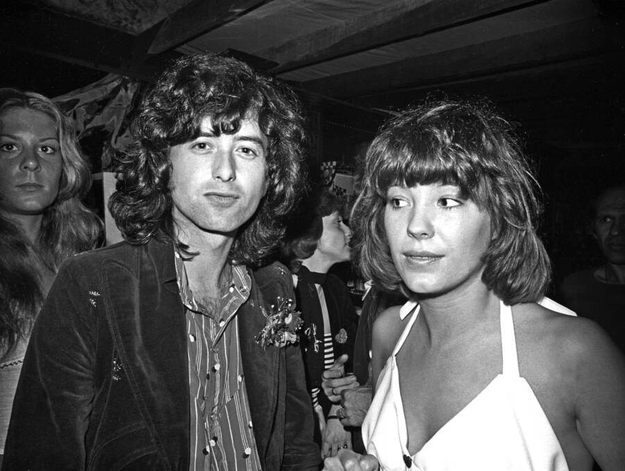 Pamela Des Barres And Jimmy Page