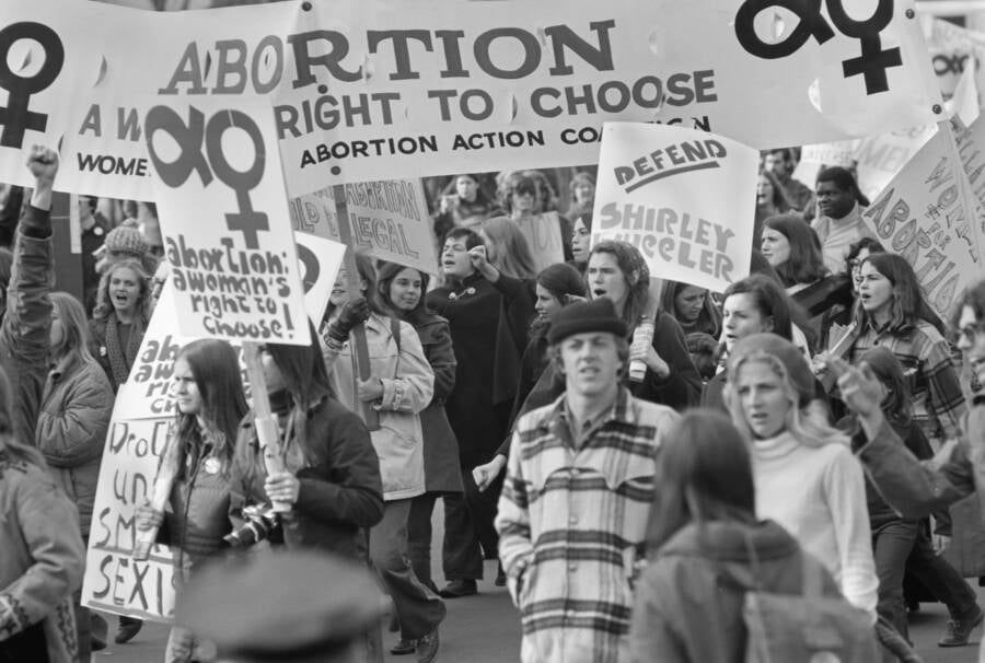 Pro Choice Rally In 1970