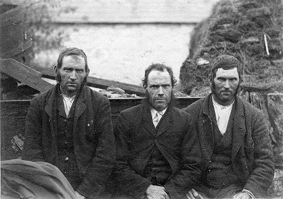 Three Men During Eviction