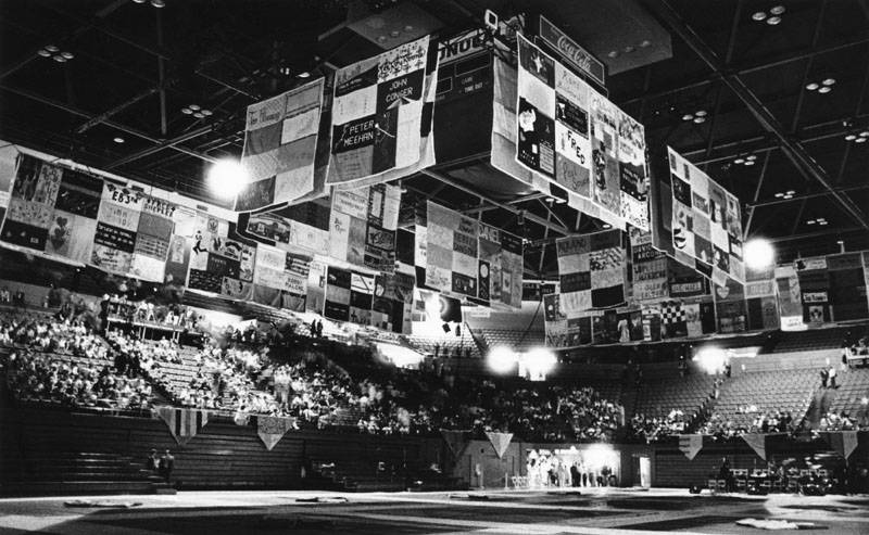 Aids Quilt On Dipslay