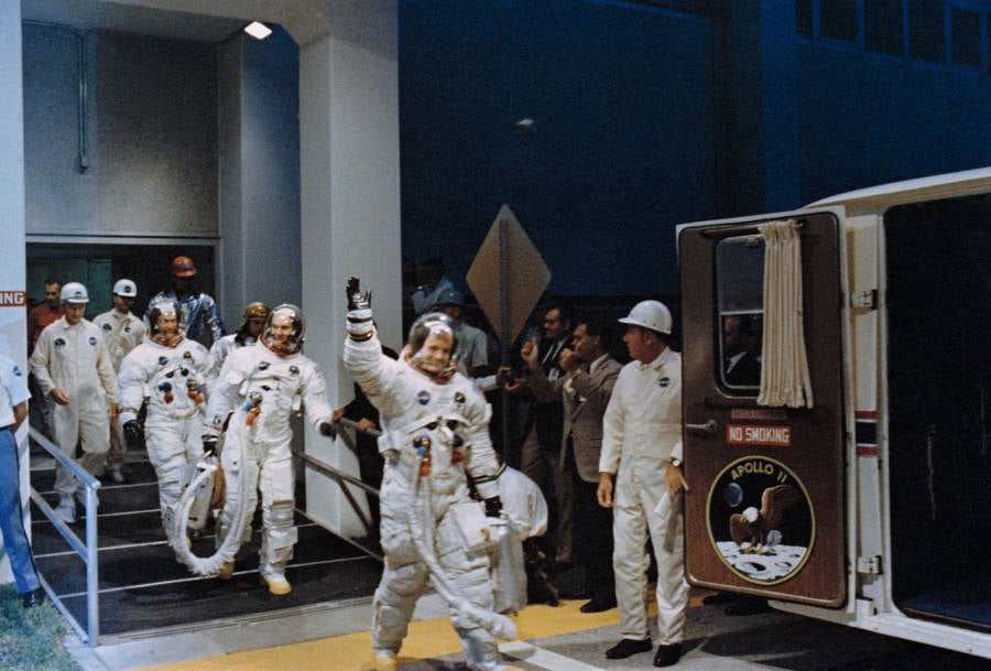 Apollo 11 Entering Van