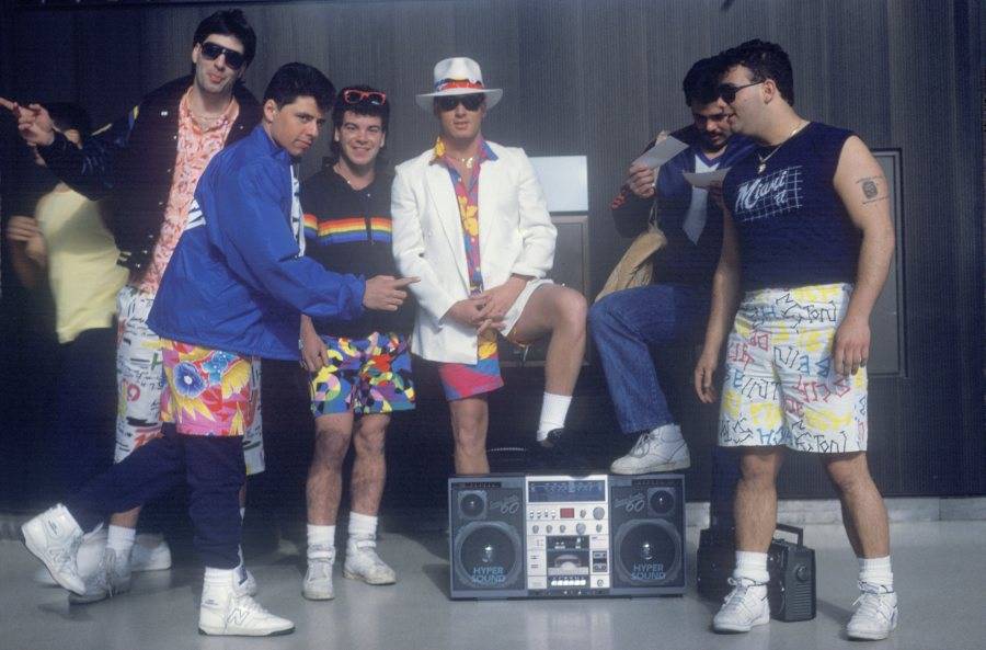 1980s guy with boombox