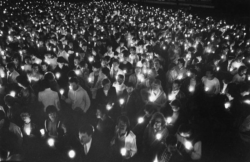 Candlelight Vigil Crowd