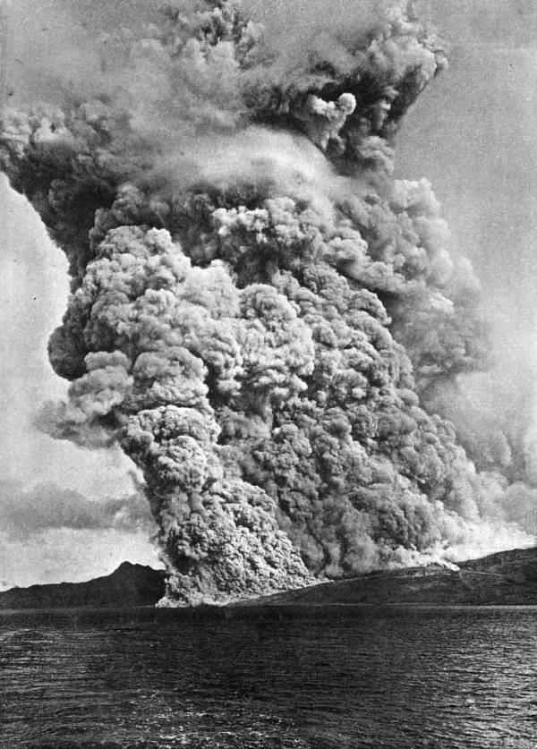 Mount Pelee Eruption