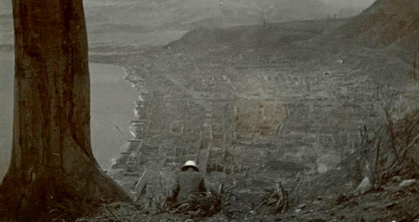 Mt Pelee Overlook Man