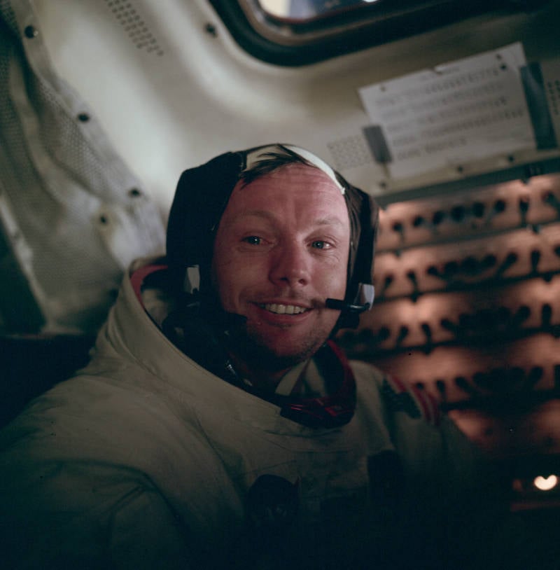 Neil Armstrong Teary Eyes