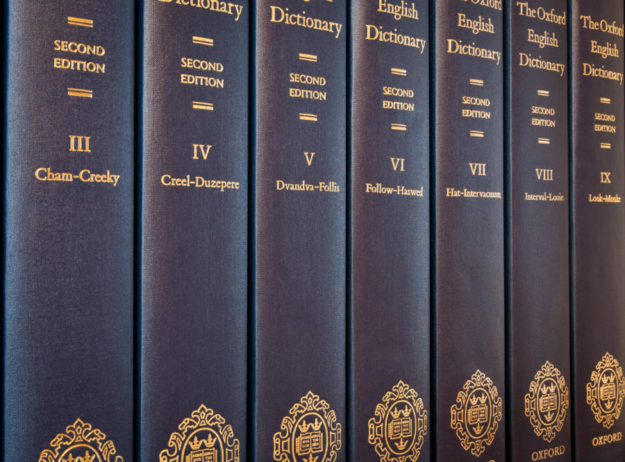 Oxford English Dictionary Volumes