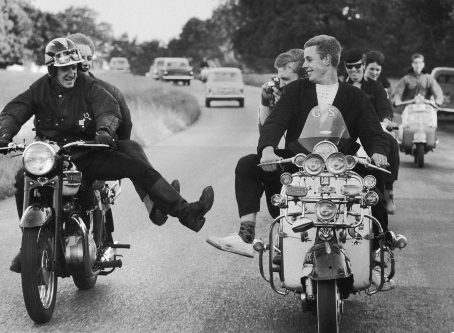 Image result for mods and rockers