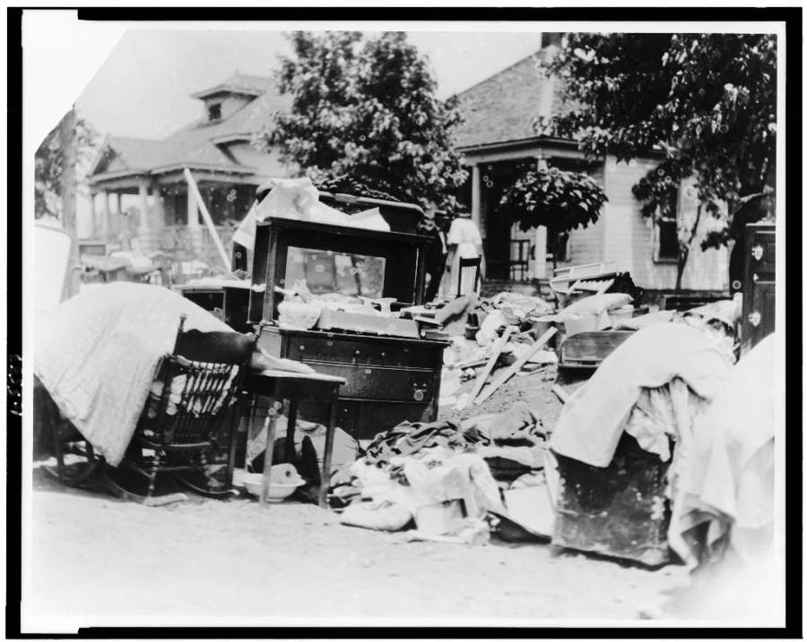 Tulsa Riot Evicted Furniture