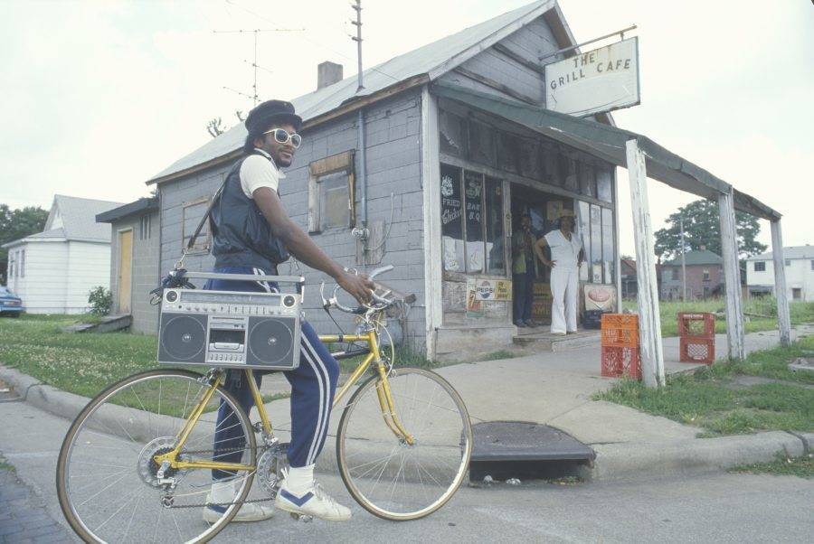 Vintage Boombox Bicycle