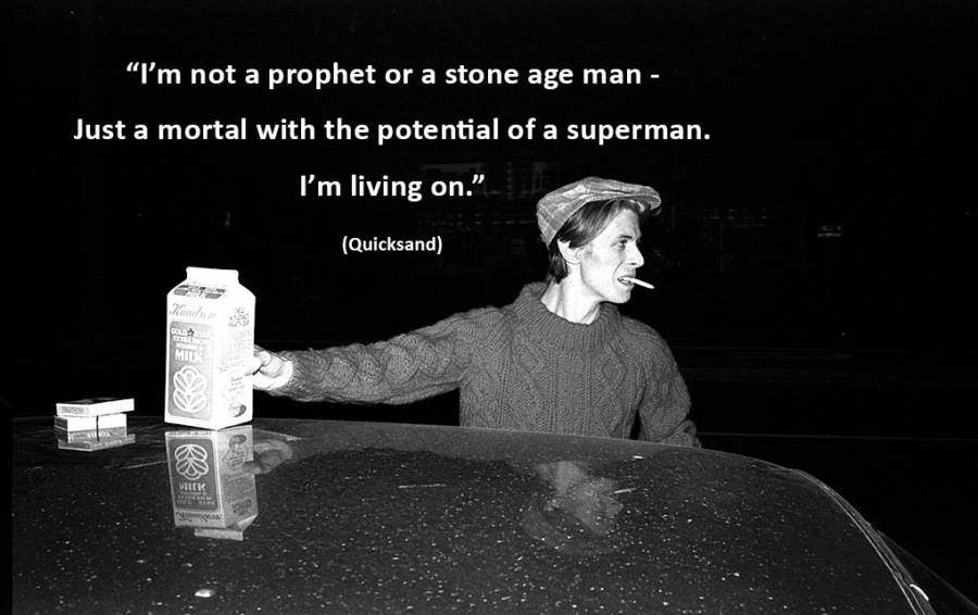 Bowie Stoneage Quote