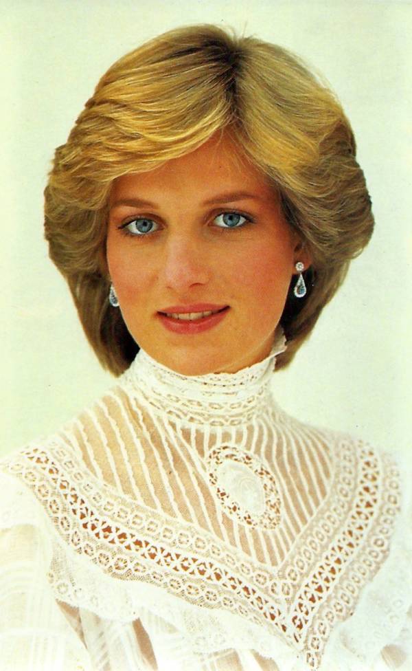 Pictures Of Princess Diana In White