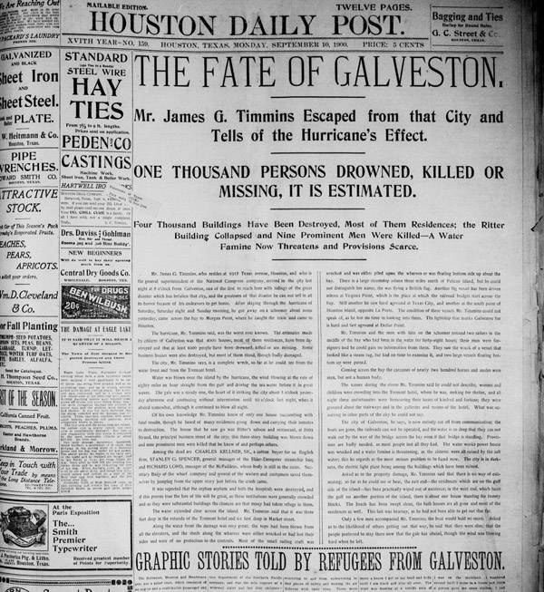 Inside The 1900 Galveston Hurricane, The Deadliest Natural Disaster In