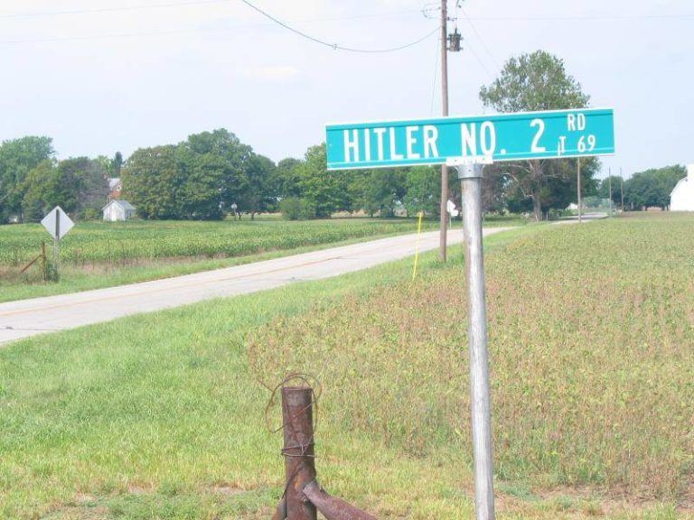 Ohio's Hitler Road, Hitler Cemetery and Hitler Park Don't Mean What You