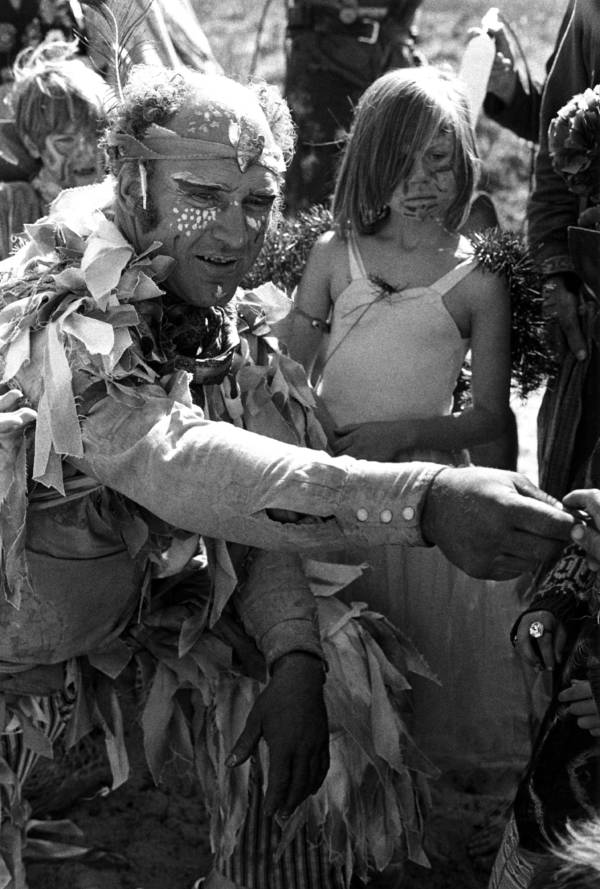 Ken Kesey Face Painted