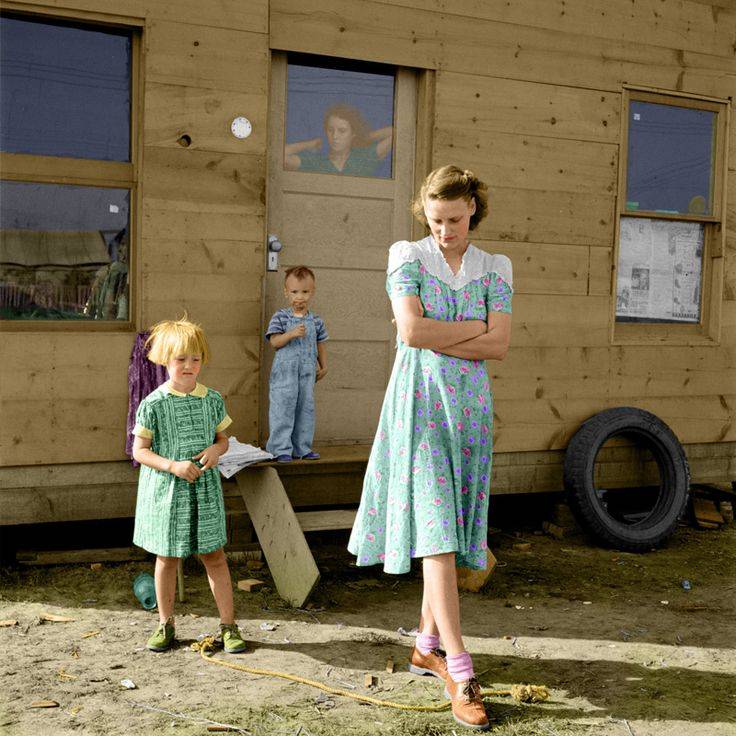 45 Heartbreaking Color Photos Of The Great Depression