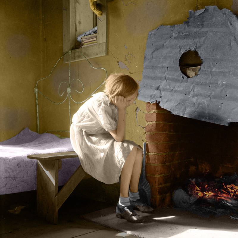 45 Heartbreaking Color Photos Of The Great Depression