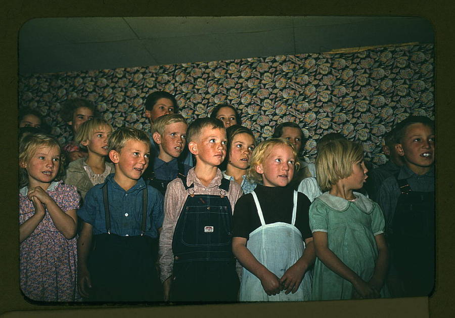 School Children Singing