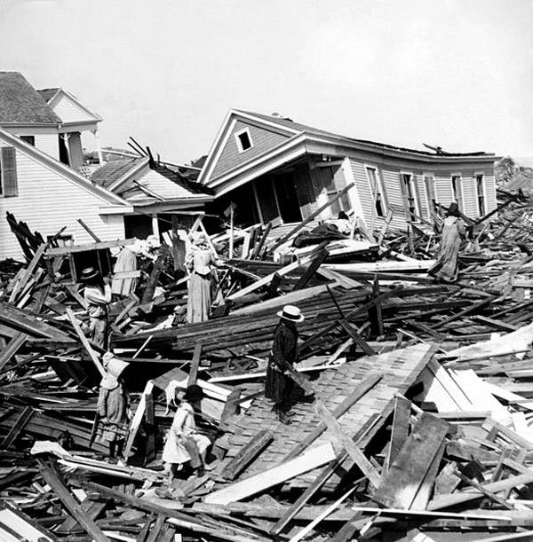 Aftermath Of The 1900 Galveston Hurricane