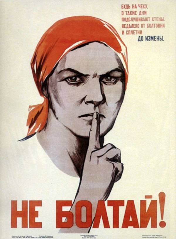 Soviet Shush Woman