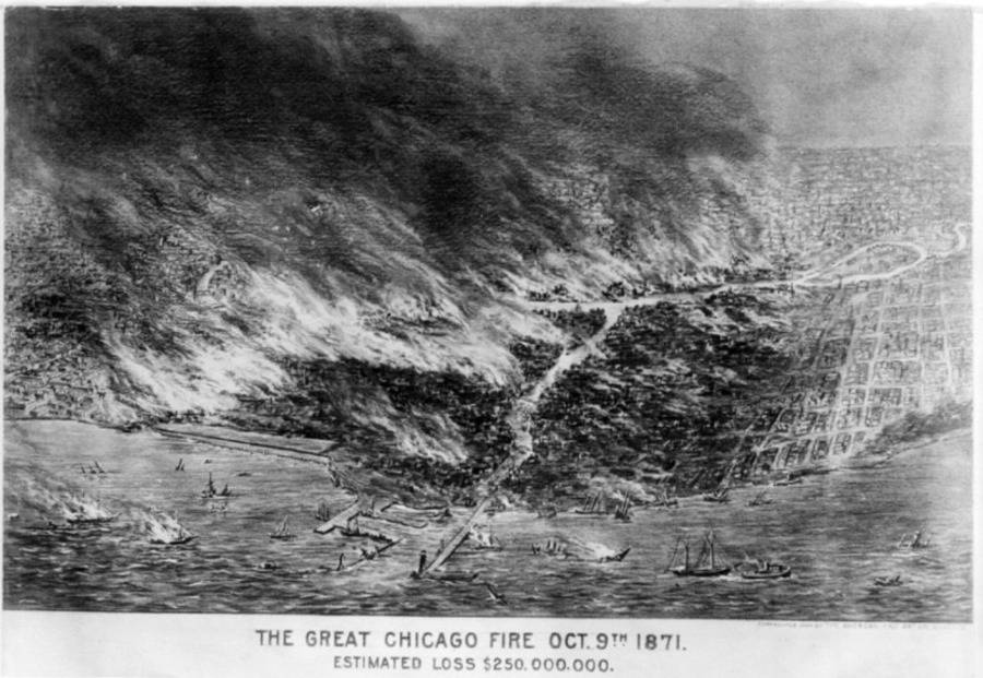 The Great Chicago Fire Of 1871, When The Windy City Almost Burned Down