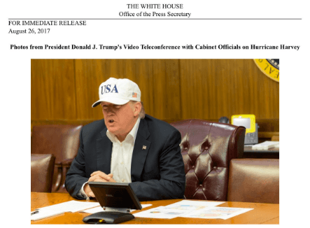 Trump Press Hat