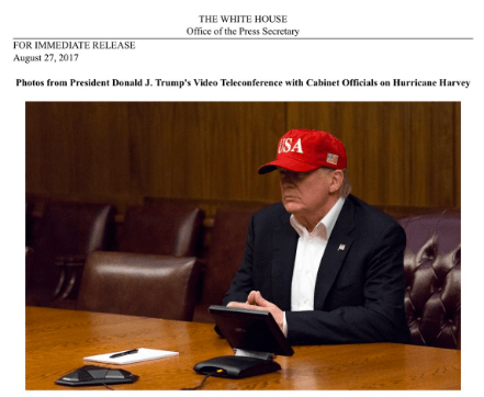Trump Red Hat Press