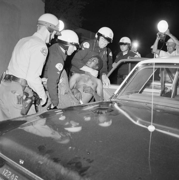 Watts Riot Cops Man