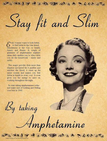 Amphetamine Vintage Ads Health