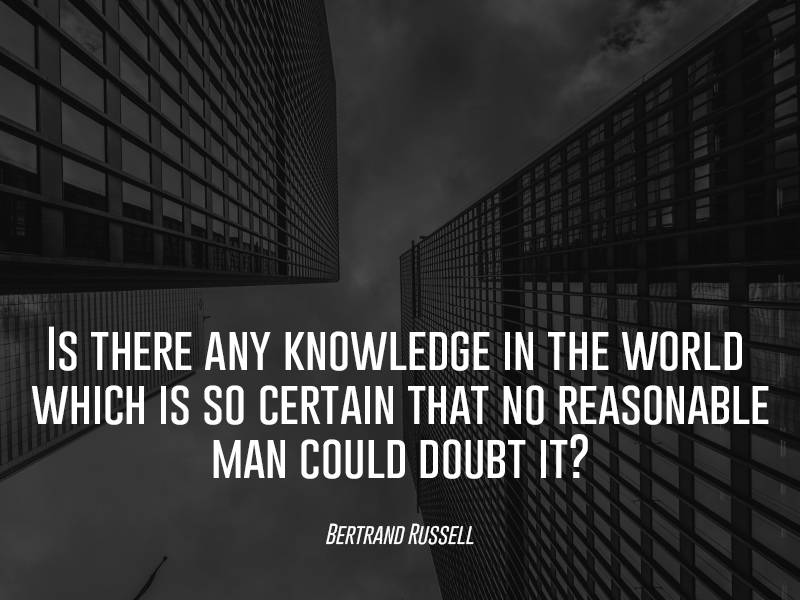 Bertrand Russell On Knowledge