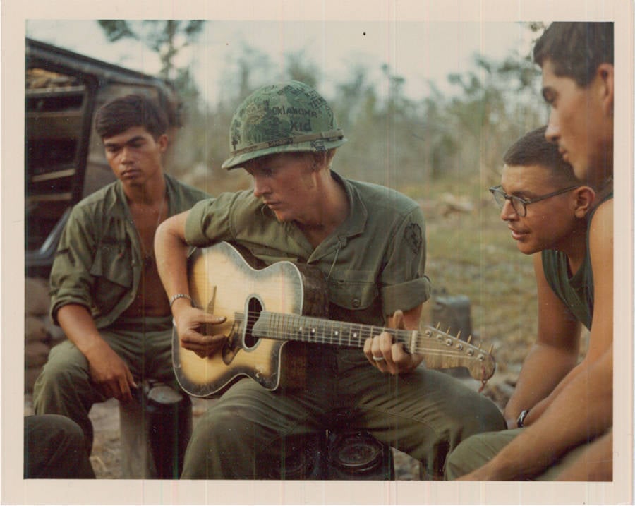 Gathering Around A Guitar