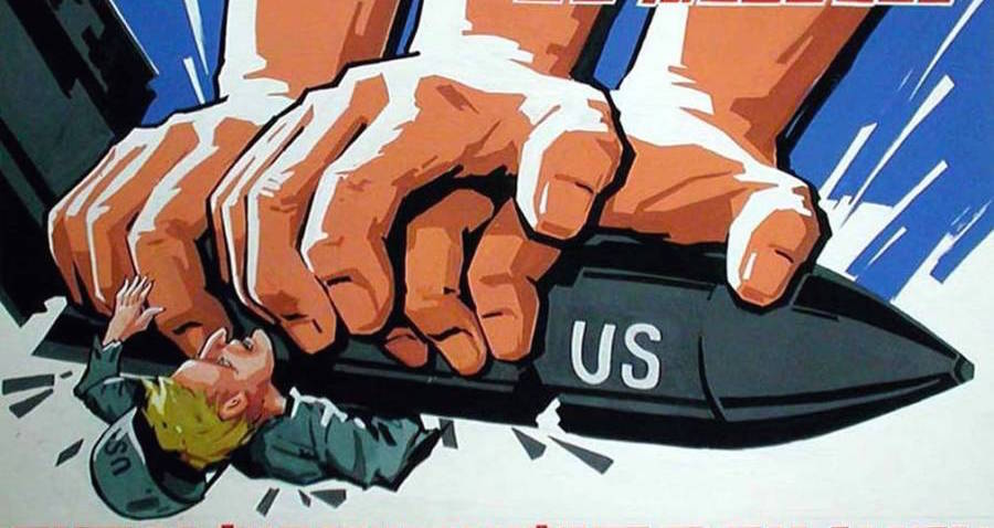 21 North Korean Propaganda Depictions Of Americans   Nk Crush Us Crop 