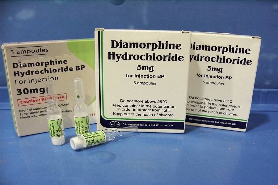 Diâmorfina de medicamentos prescritos
