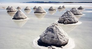 Salt Mounds Bolivia