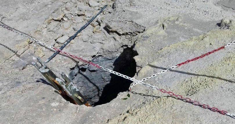 Solfatara Volcano Hole