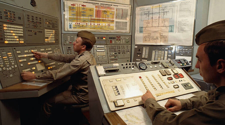 Soviet Missile Control Room