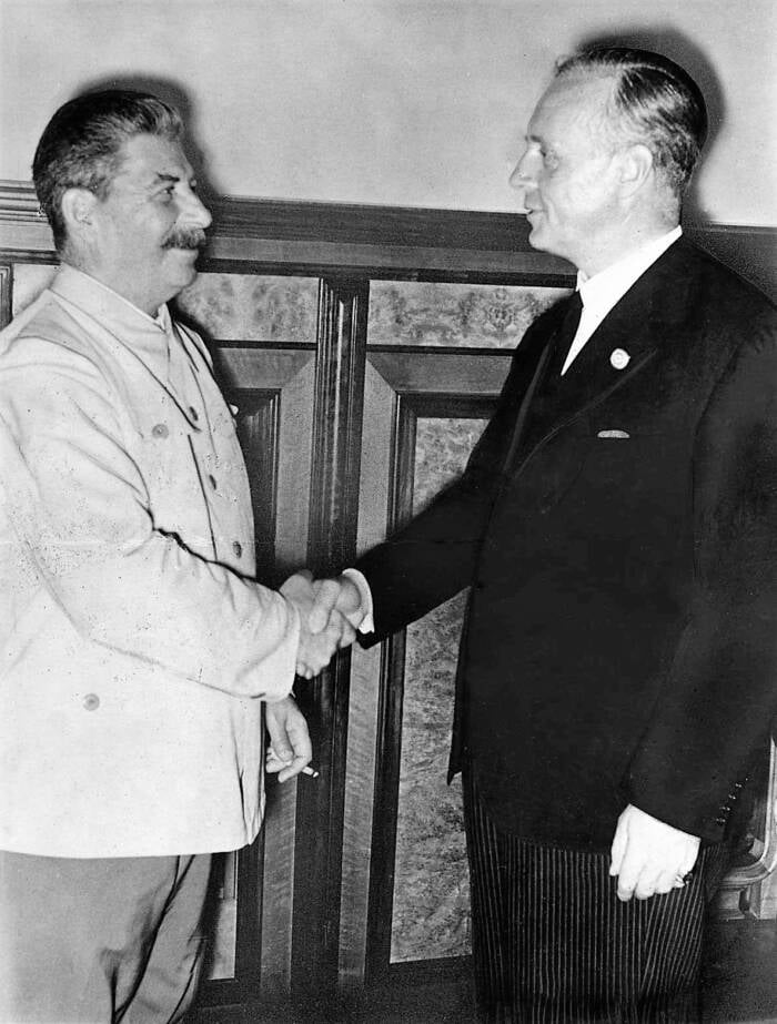 Stalin And Ribbentrop