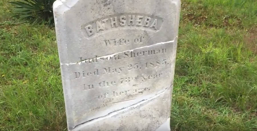 Bathsheba Sherman Grave