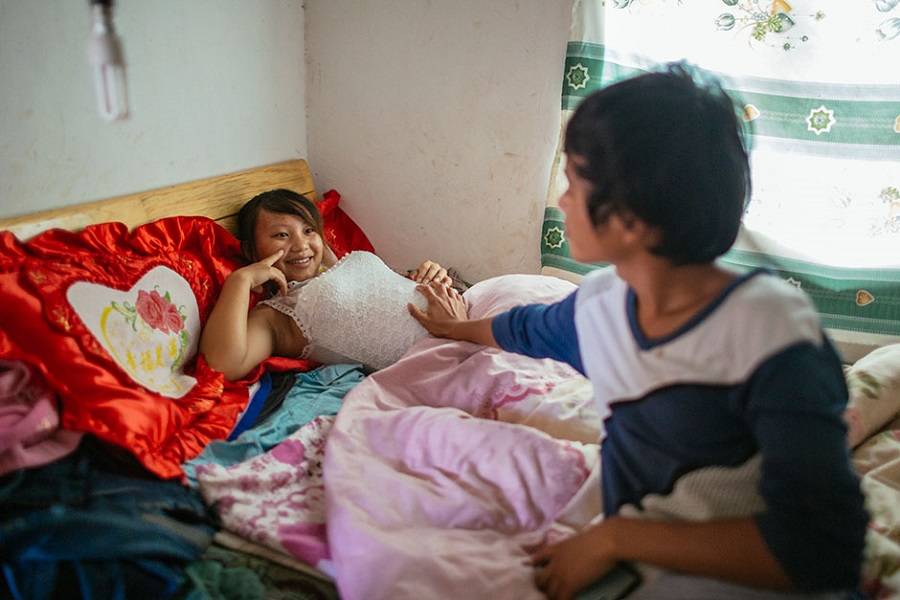 Child Marriages Chinese Couple