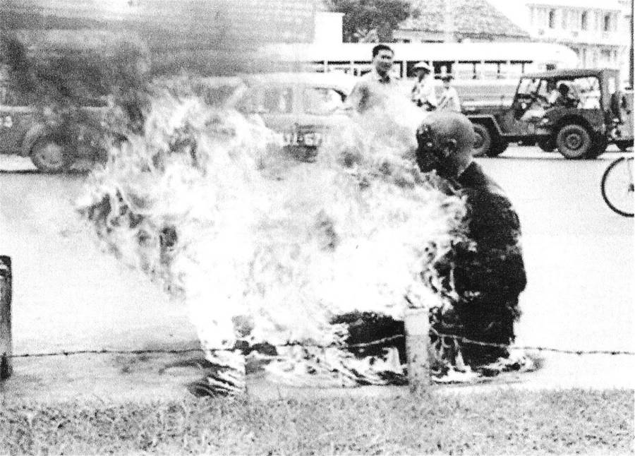 Buddhist Monk Self-Immolation