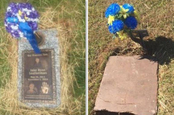 Grave Marker Removed