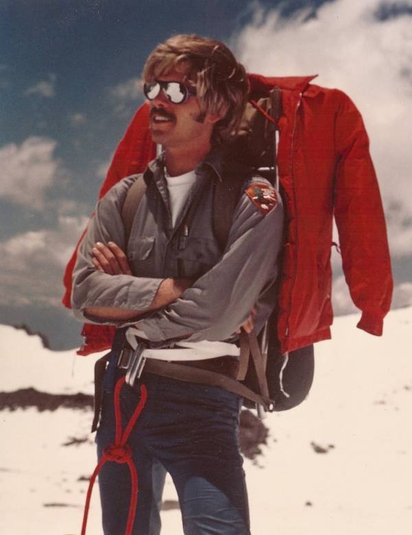 Hiker With Mustache