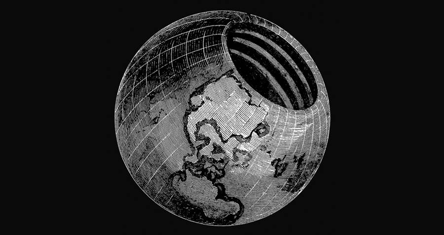 Hollow Earth Theory Rendering